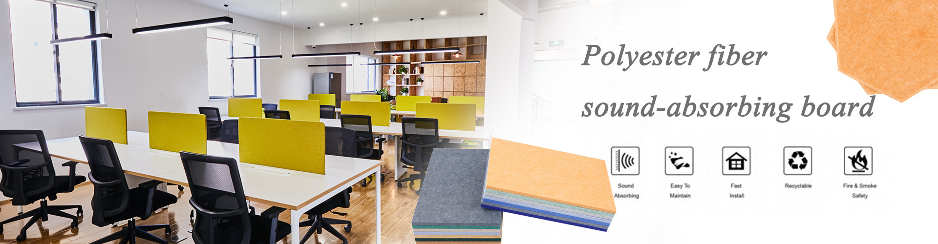 kwaliteit Polyester Akoestische Comités Fabriek